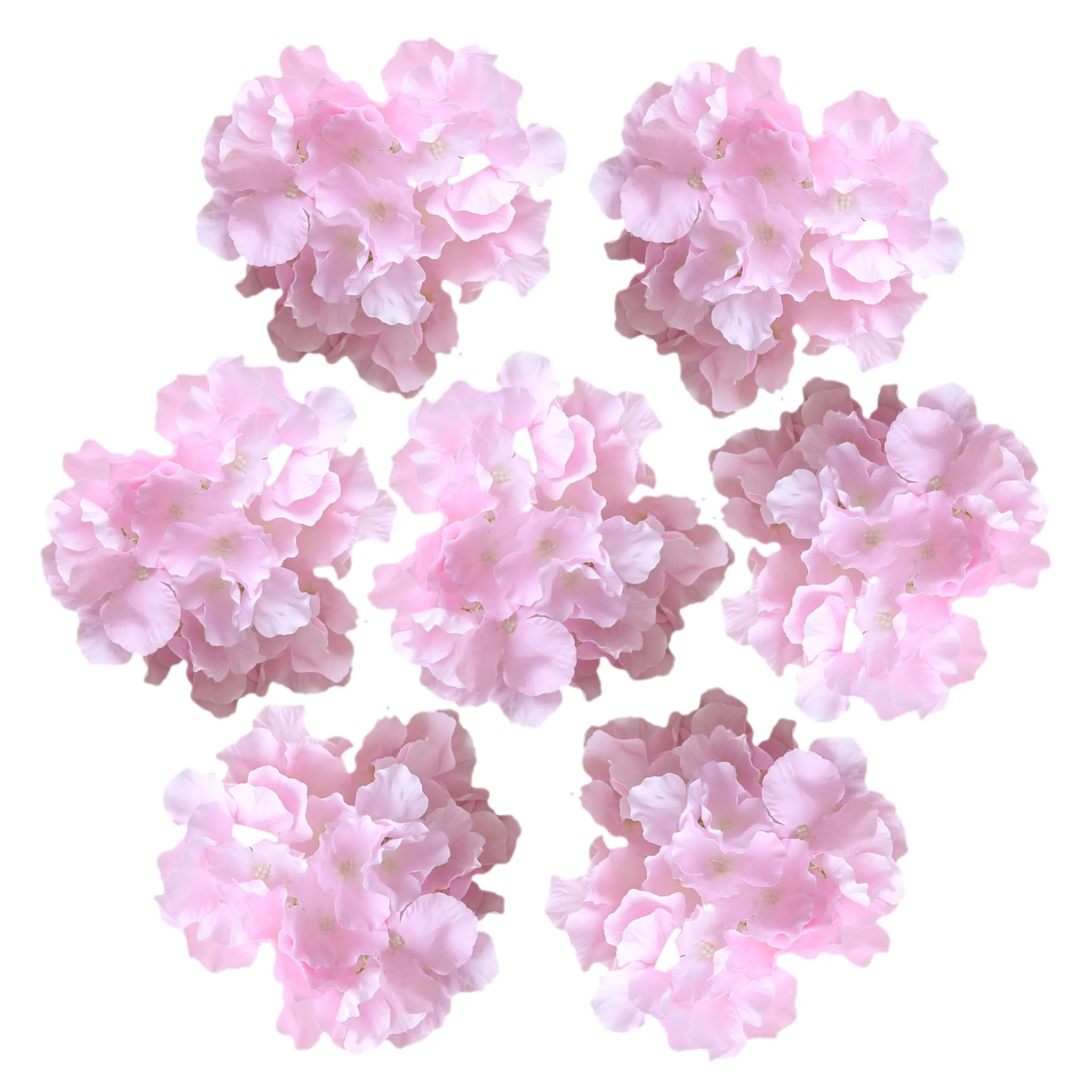 Artificial Silk Hydrange Flower Heads 7 inch