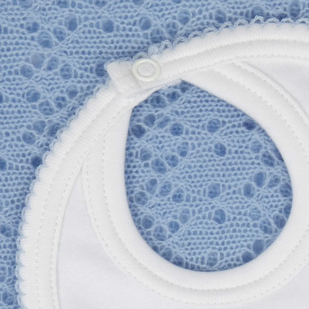 Baby Fawn Bib - Blue