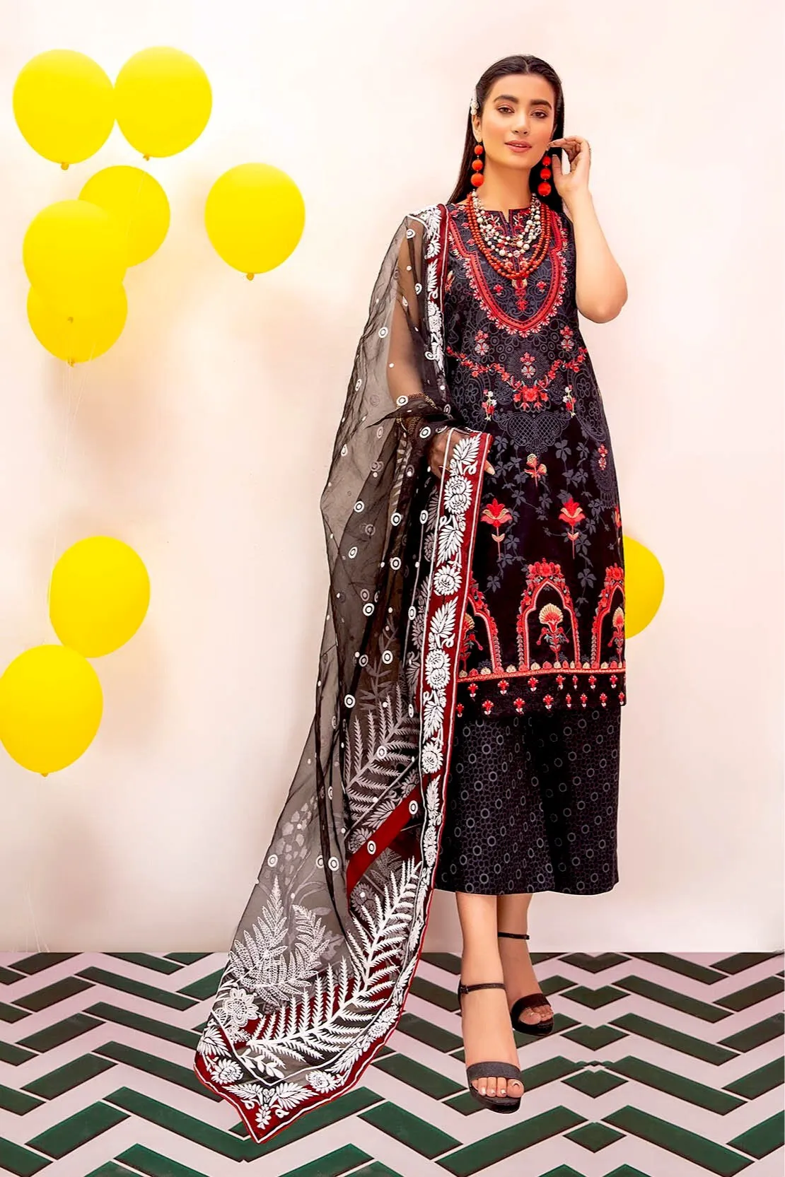 So Kamal X Ali Xeeshan Luxury Lawn Collection – Kashmir Ki Kali (B)