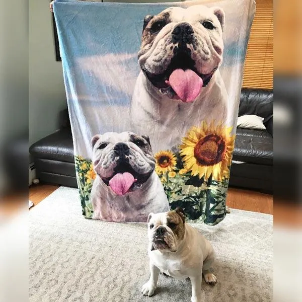 Super Portrait Fleece Blanket