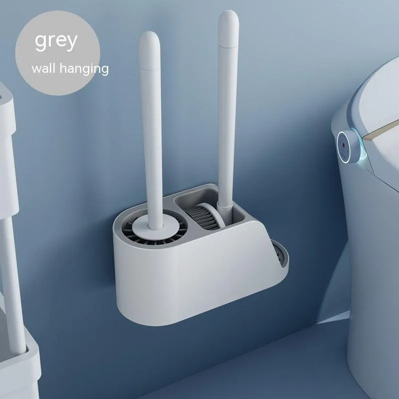 Toilet Brush No Dead Angle Household Punch-free